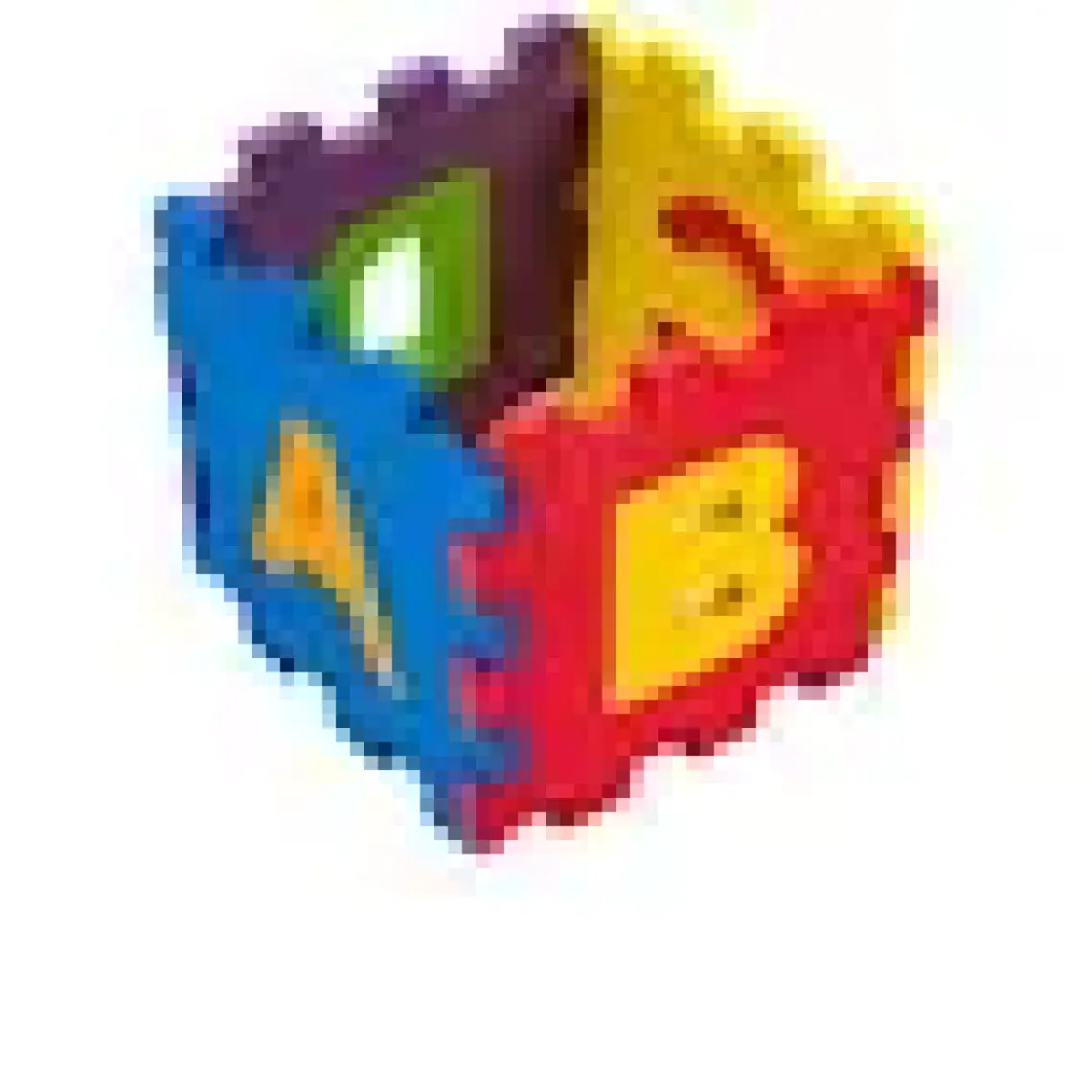 Matrax Oyuncak Eva Puzzle 12 x 12 cm x 7 mm Harfler Ve Sayılar