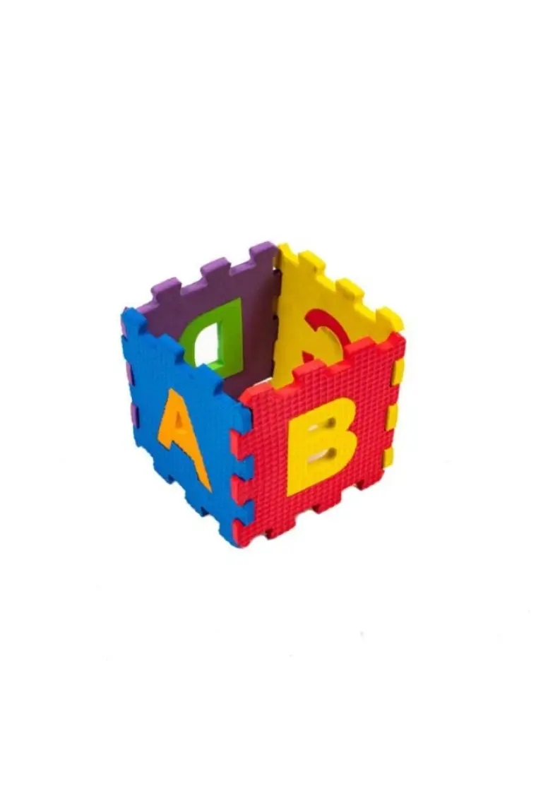 Matrax Oyuncak Eva Puzzle 12 x 12 cm x 7 mm Harfler Ve Sayılar