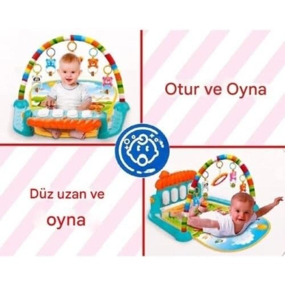 Babycim Bebek Piyanolu  Oyun Halısı Müzikli