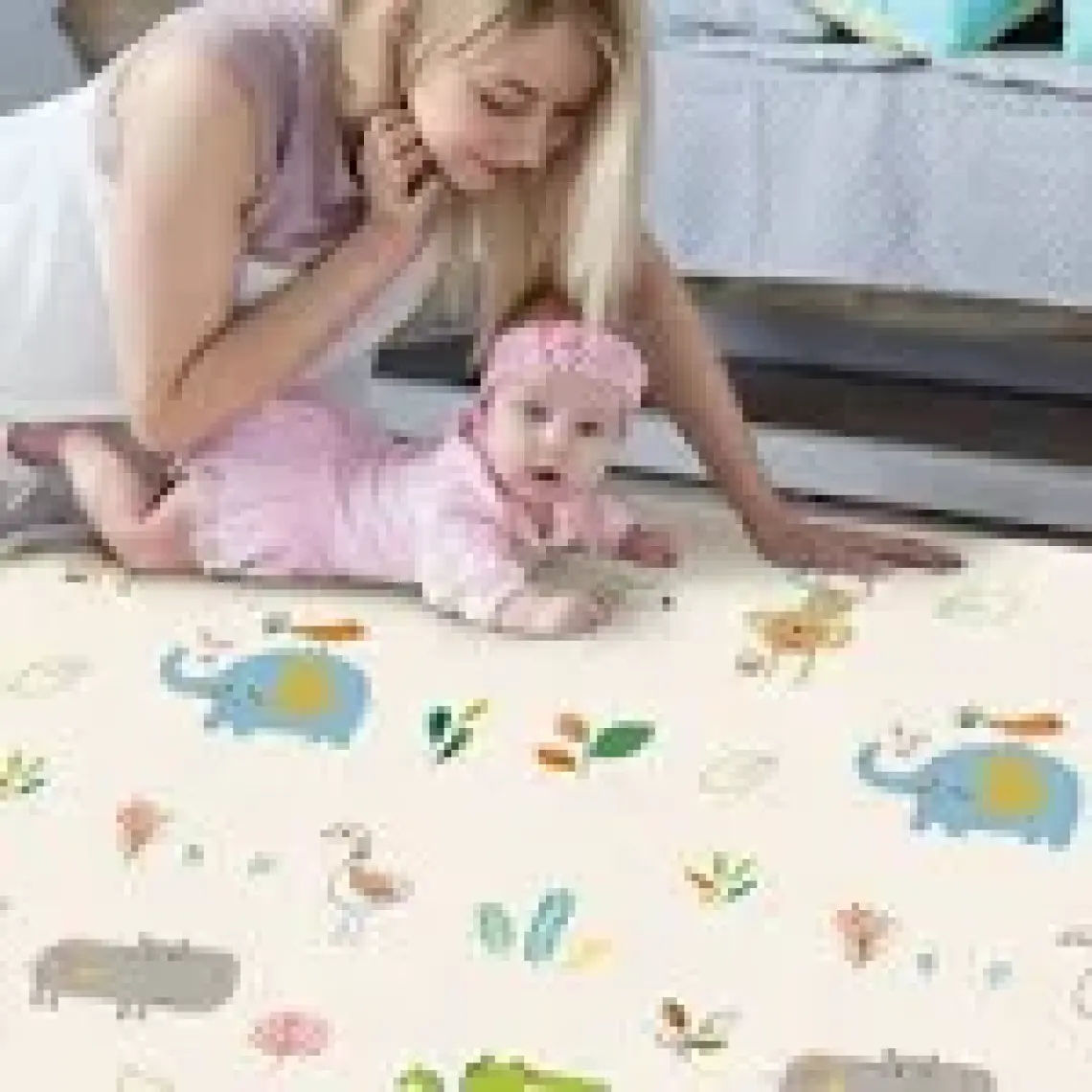 Unigo Dwinguler Jungle Friends Oyun Matı ve Halısı