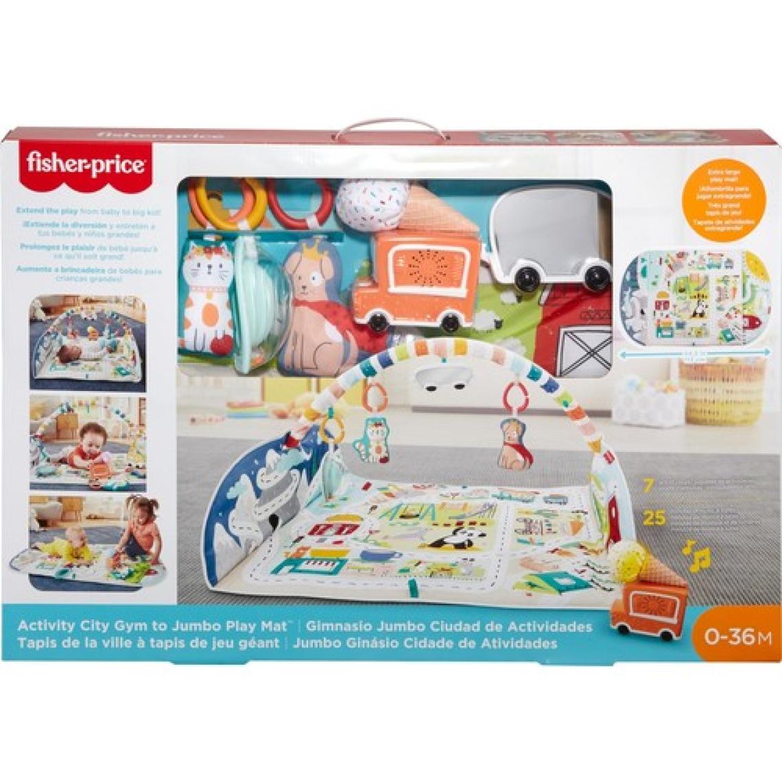 Fisher-Price Şehir Macerası Jumbo Jimnastik Merkezi GJD41