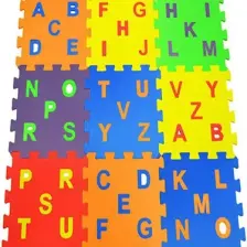 Matrax Oyuncak Eva Puzzle 33 x 33 cm x 7 mm Harf Seti