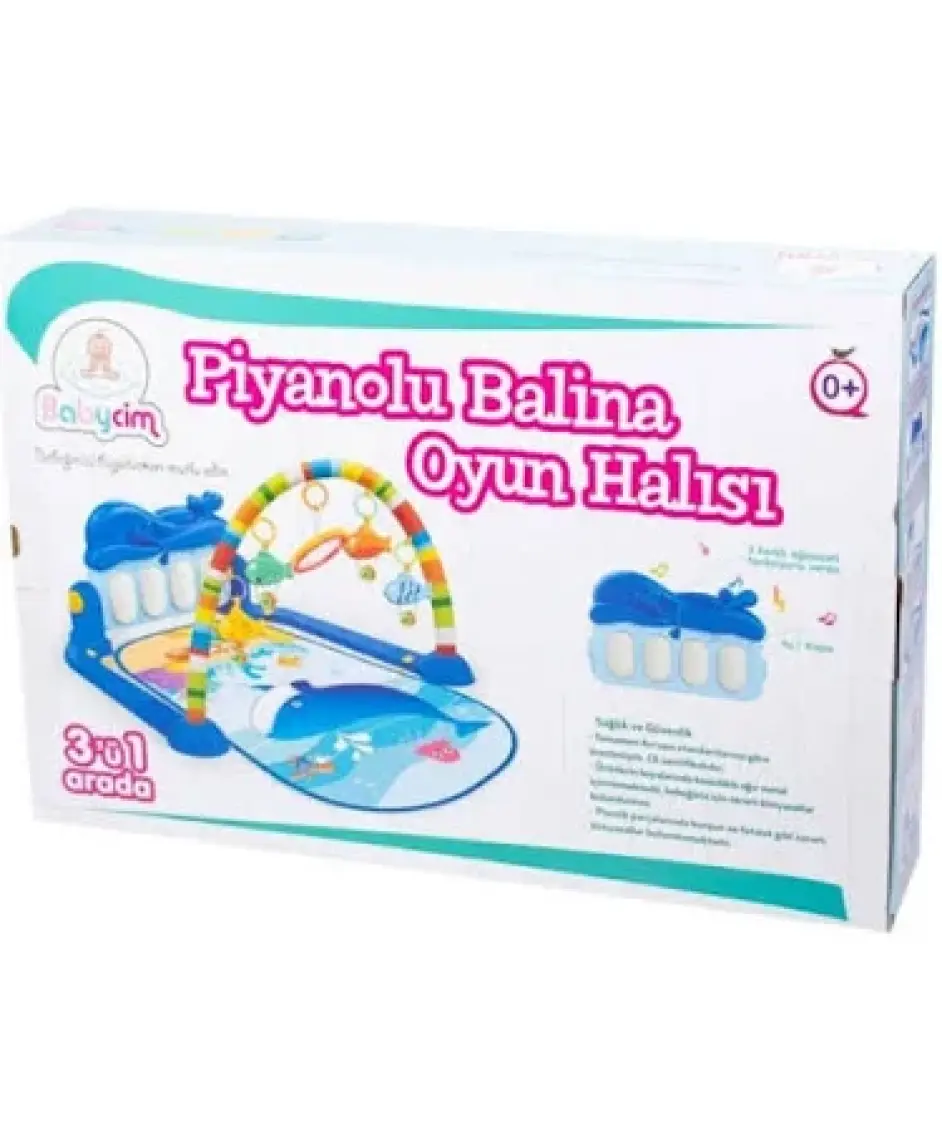 Birlik Oyuncak Babycim Balina Piyanolu Oyun Halısı