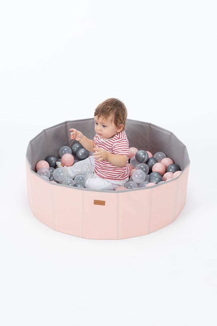 Wellgro Katlanır Aktivite ve Top Havuzu 150 Toplu Pembe