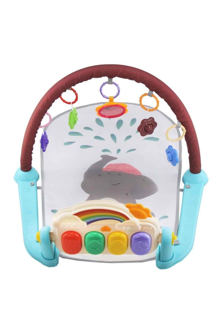 Babycim Piyanolu Gökkuşağı Oyun Halısı