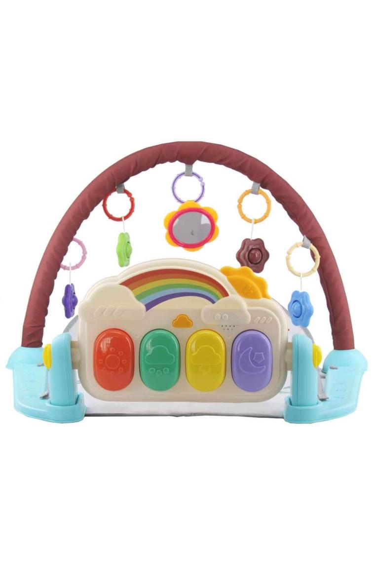 Babycim Piyanolu Gökkuşağı Oyun Halısı