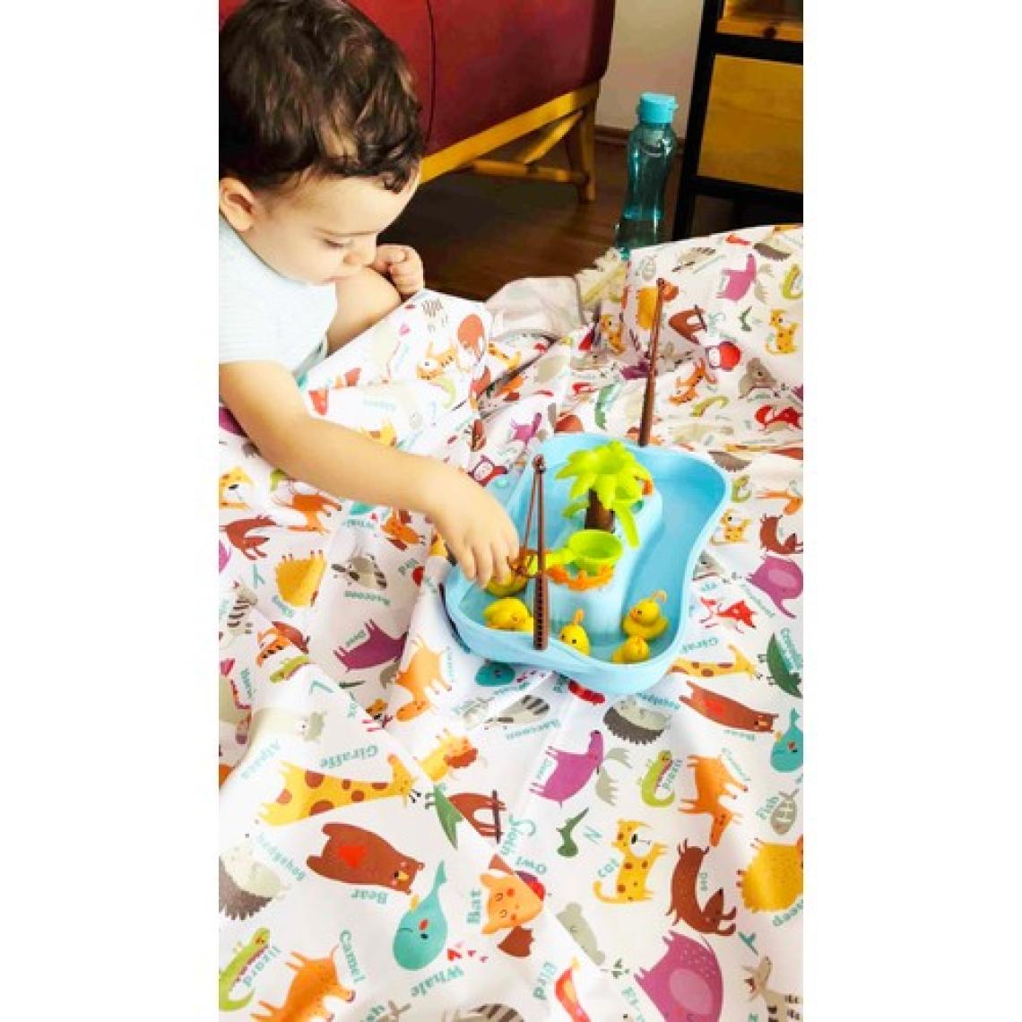 Yorni Zoo, 145X300CM Su Geçirmez, Yer/masa Örtüsü, Aktivite, Yemek ve Oyun Için, Doğa Dostu ve Çevreci,
