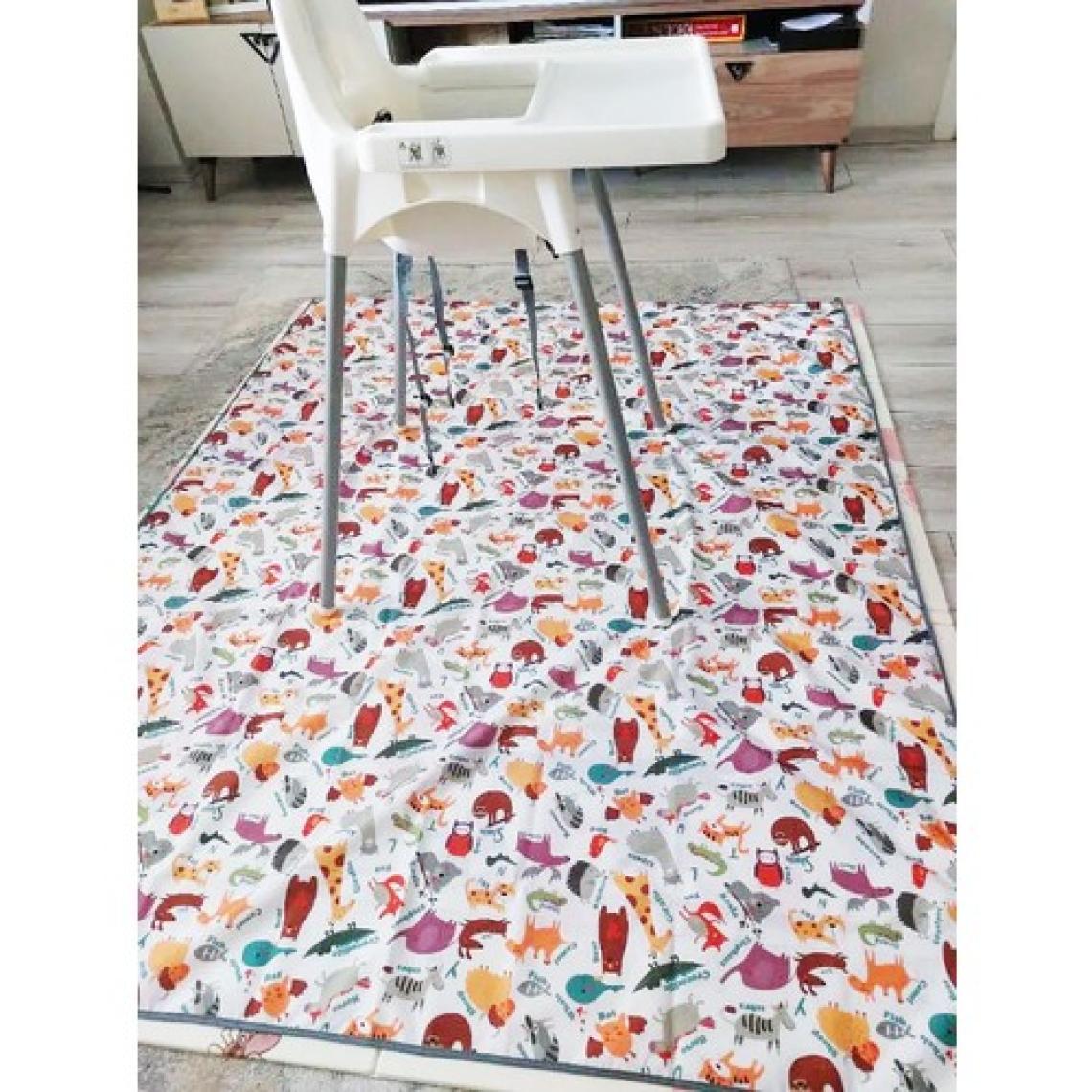 Yorni Zoo, 145X300CM Su Geçirmez, Yer/masa Örtüsü, Aktivite, Yemek ve Oyun Için, Doğa Dostu ve Çevreci,