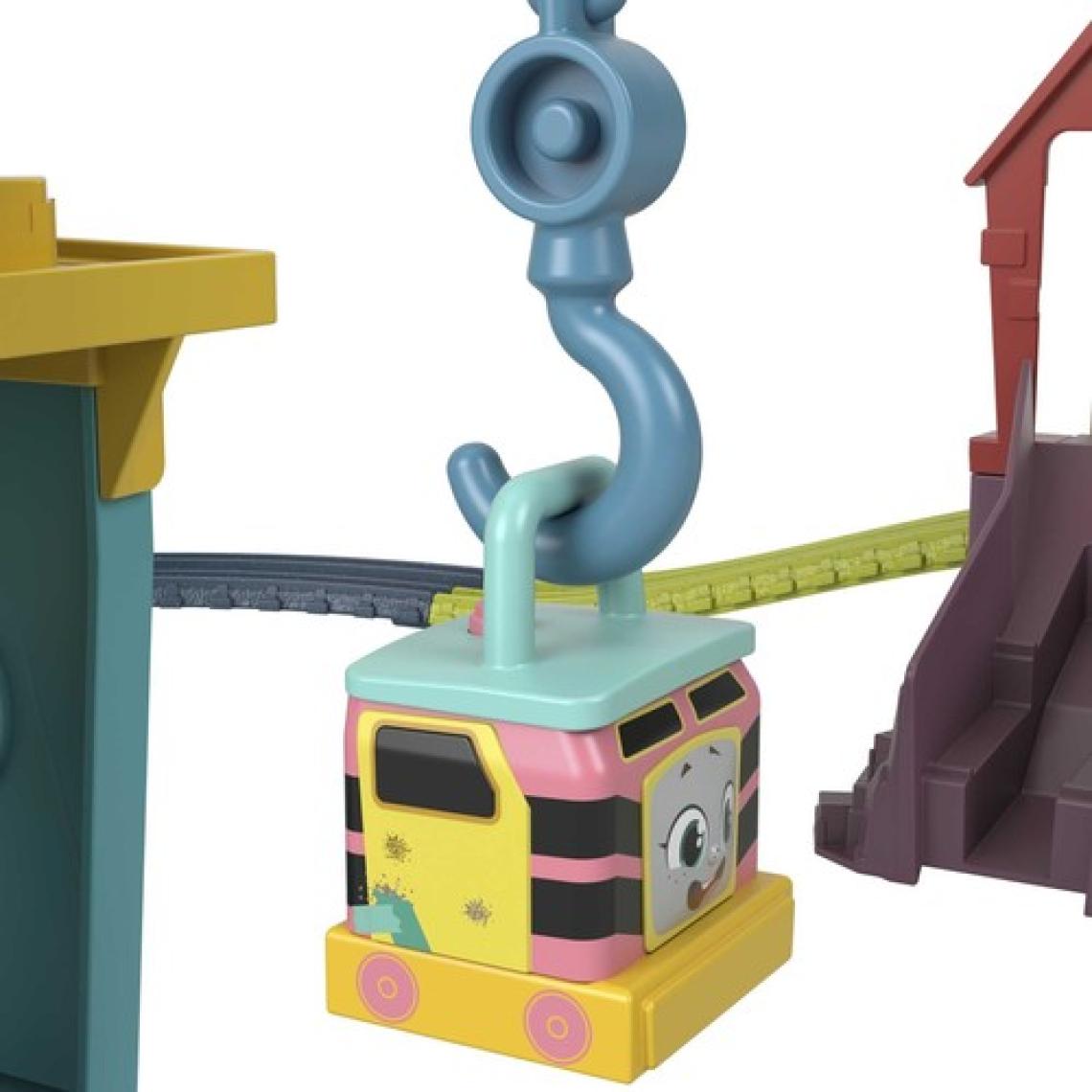 Thomas ve Arkadaşları Carly ve Sandy Oyun Seti; motorlu Thomas lokomotif ile tren ve pist seti; 3 yaş ve üzeri HDY58