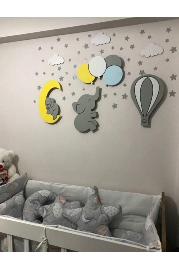 Arser Group Bebek/çocuk Odası Ahşap Dekoratif Aydınlatma Bebek Hediyelik