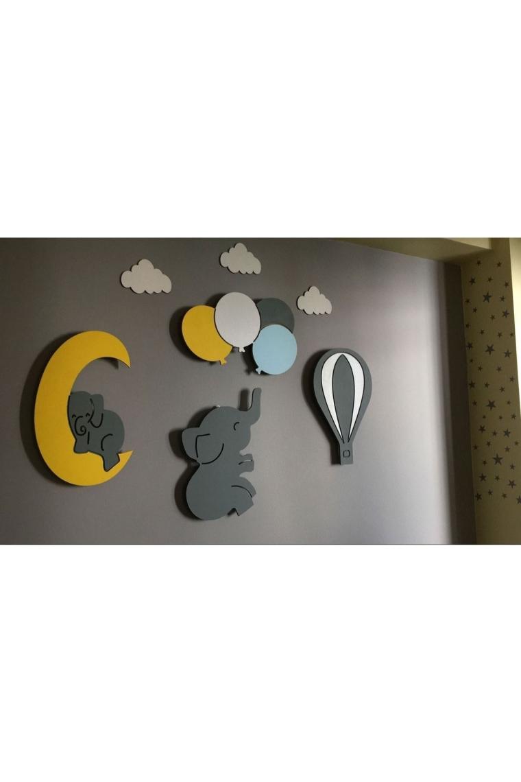 Arser Group Bebek/çocuk Odası Ahşap Dekoratif Aydınlatma Bebek Hediyelik