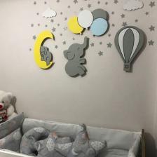 Arser Group Bebek/çocuk Odası Ahşap Dekoratif Aydınlatma Bebek Hediyelik