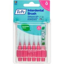 Interdental Brush Arayüz Fırçası Pembe 0.4 Mm 6 Lı