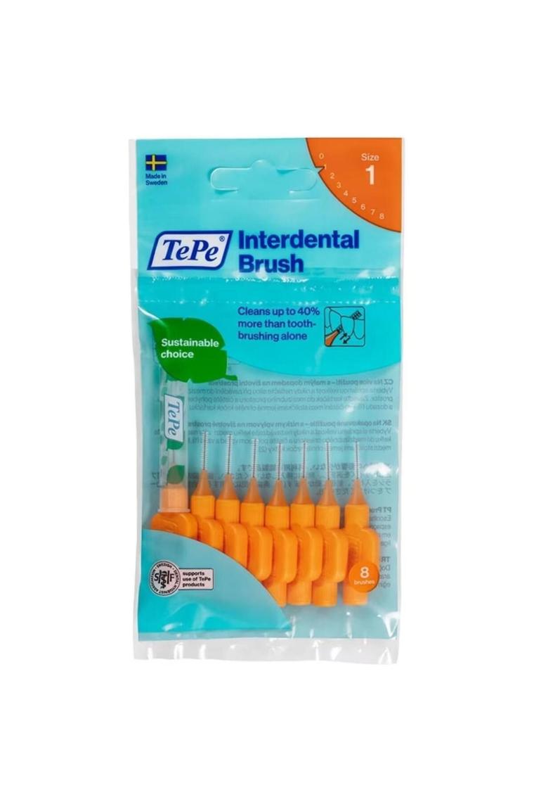 Interdental Brush Arayüz Fırçası Turuncu 0.45 Mm 8 Li