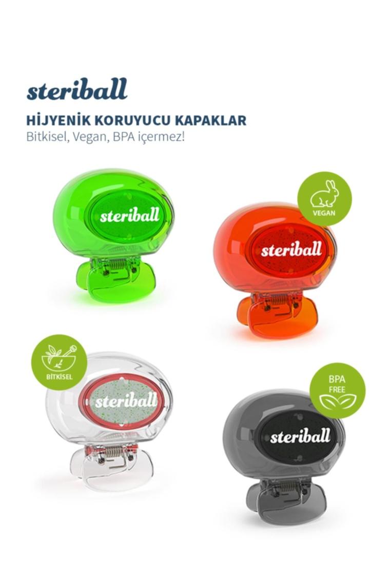Hijyenik Diş Fırçası Koruma Kabı 4'lü