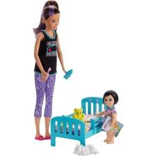 Barbie Bebek Bakıcılığı Oyun Seti