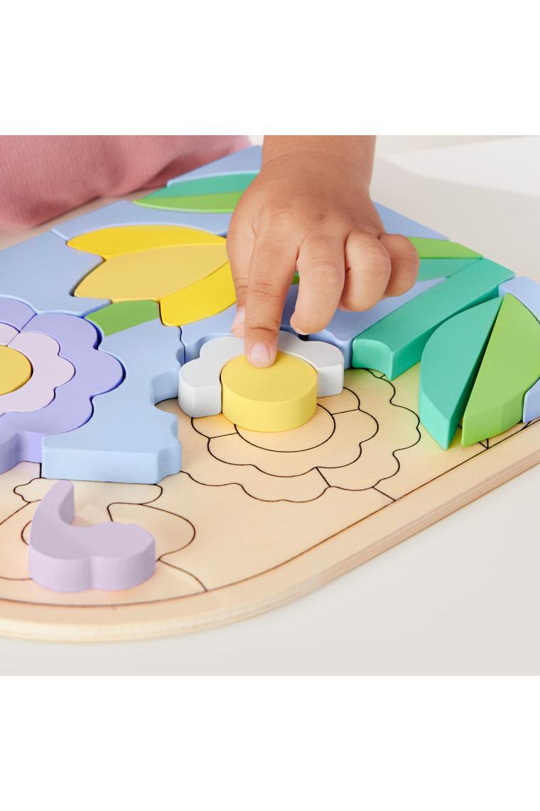 Fisher Price Ahşap Çiçek Yapboz Blokları HXT97