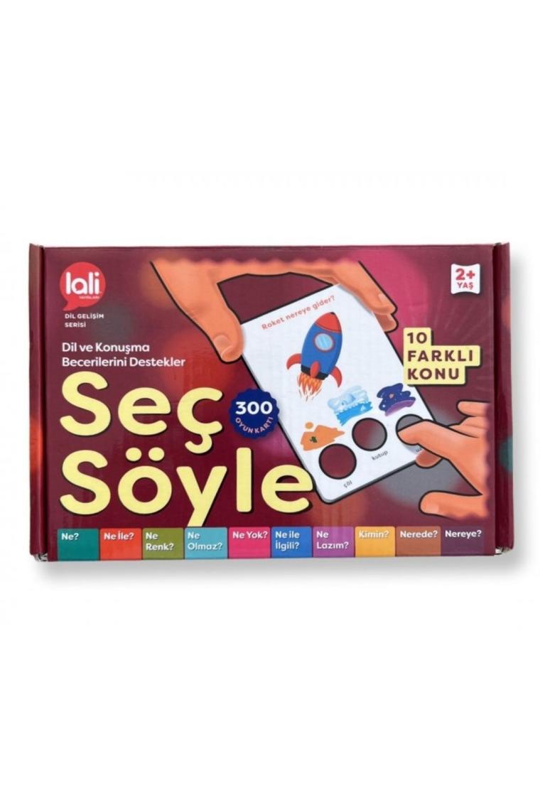 Lali Seç Söyle Dil ve Konuşma Becerisi Kartları 300 Kart  2+ Yaş