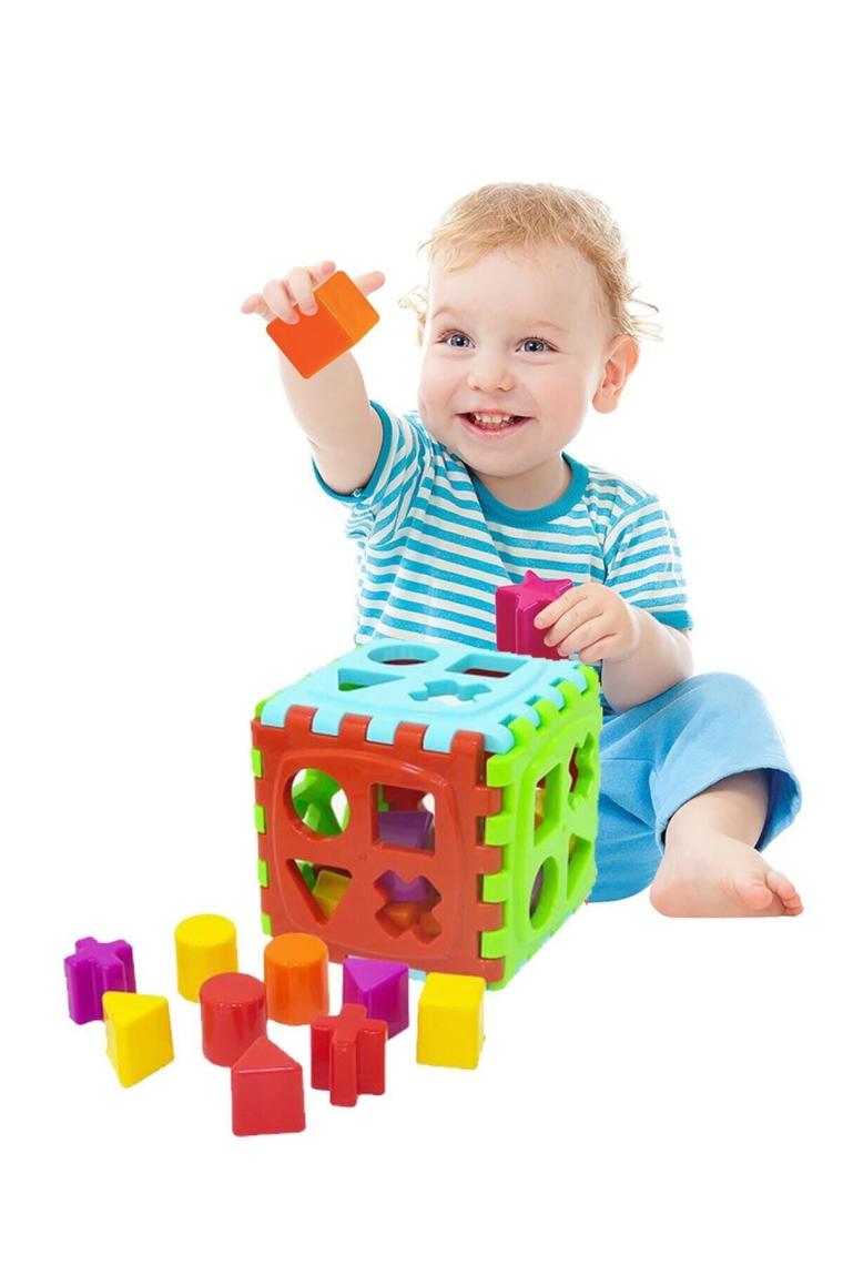 Burnis Toy Oyuncak Bultak Eğitici Geometri Şekiller Dizayn Kule Sevimli Hayvanlar Zeka Geliştirici