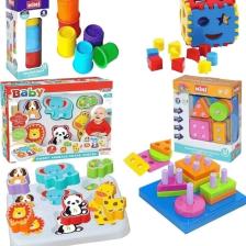 Burnis Toy Oyuncak Bultak Eğitici Geometri Şekiller Dizayn Kule Sevimli Hayvanlar Zeka Geliştirici