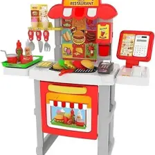 Uçar Oyuncak Oyuncak Fast Food Restaurant Seti
