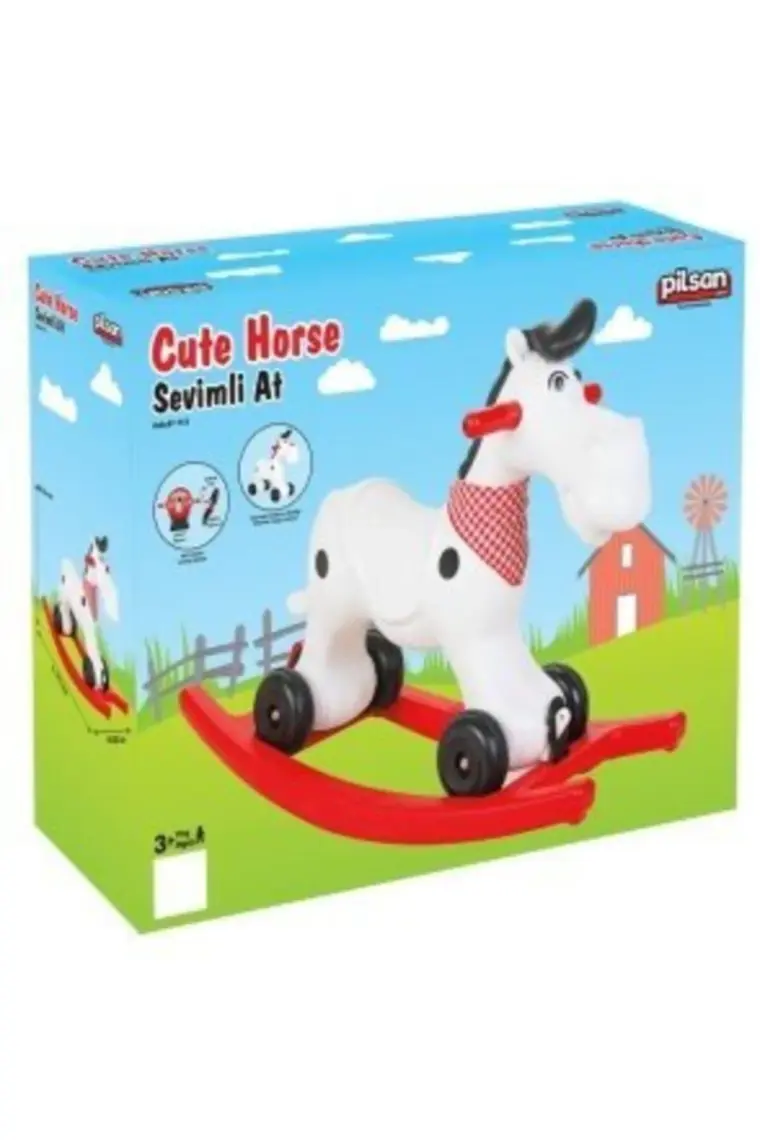 Moli Toys Beyaz Salllanan At