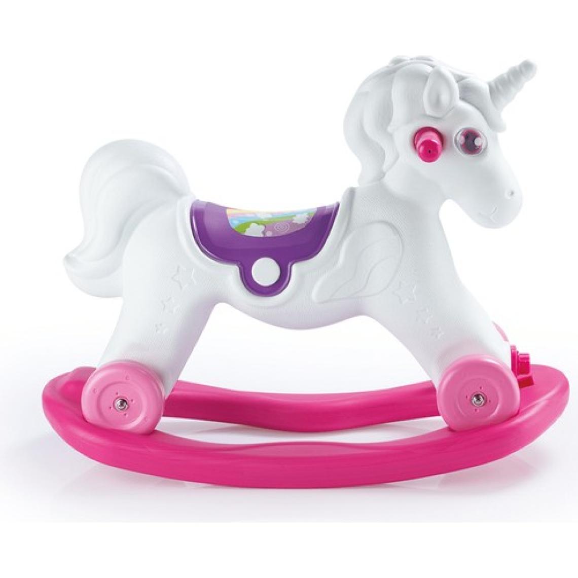 Dolu Unicorn Sallanan Tekerlekli At 2+ Yaş