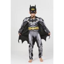 Lolli Boom Kids  Yeni Sezon Sevilen Karakter Yarasa Adam / Batman Süper Kahraman  Kaslı Kostüm