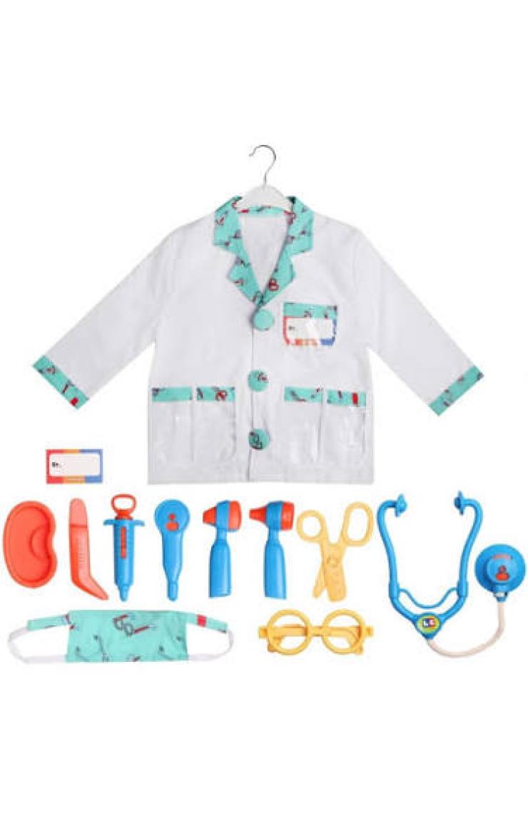 Let's Be Child LC Lila Doktor Seti ve Çocuk Kostümü
