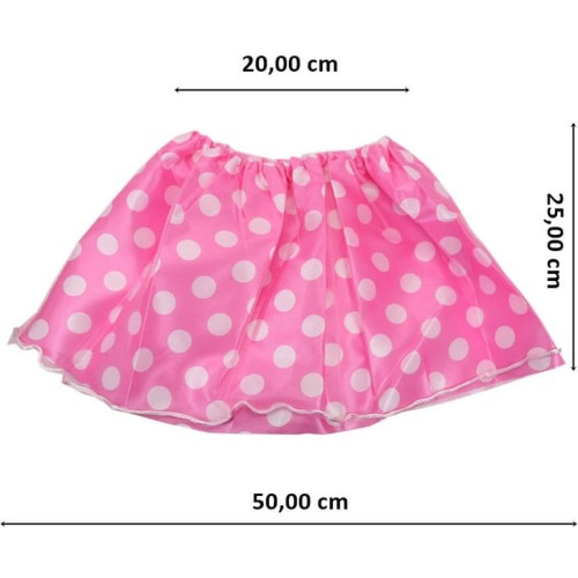 Süsle Bebek ve Parti Tütü Etek ve Taç Takım Seti, Pembe