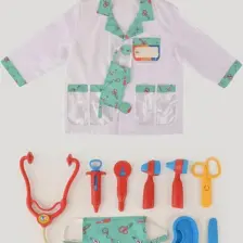LC Kırmızı Doktor Seti ve Çocuk Kostümü