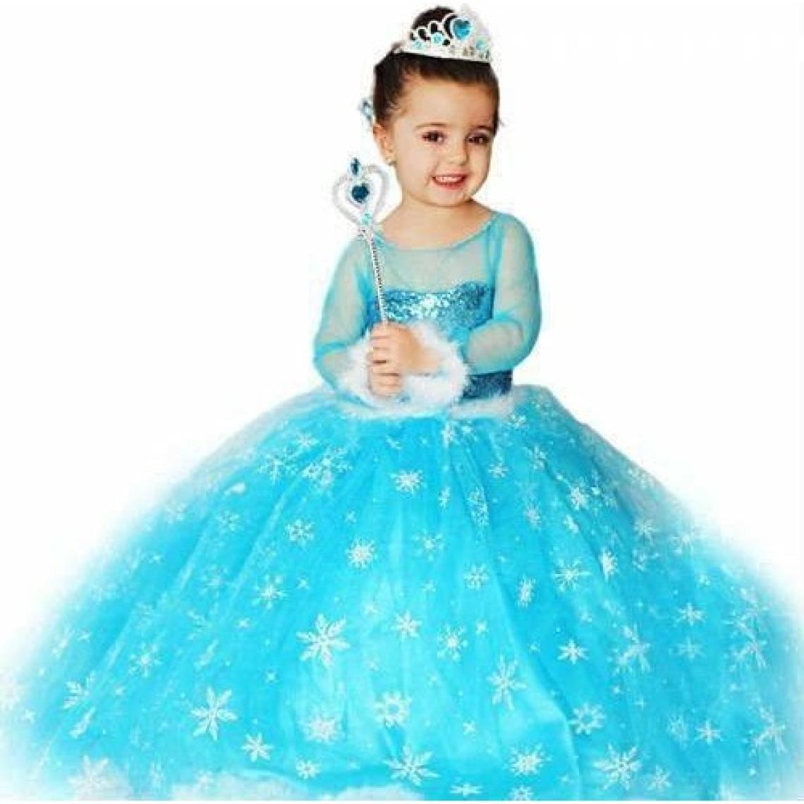 DuhaTeks Frozen Elsa Kostüm