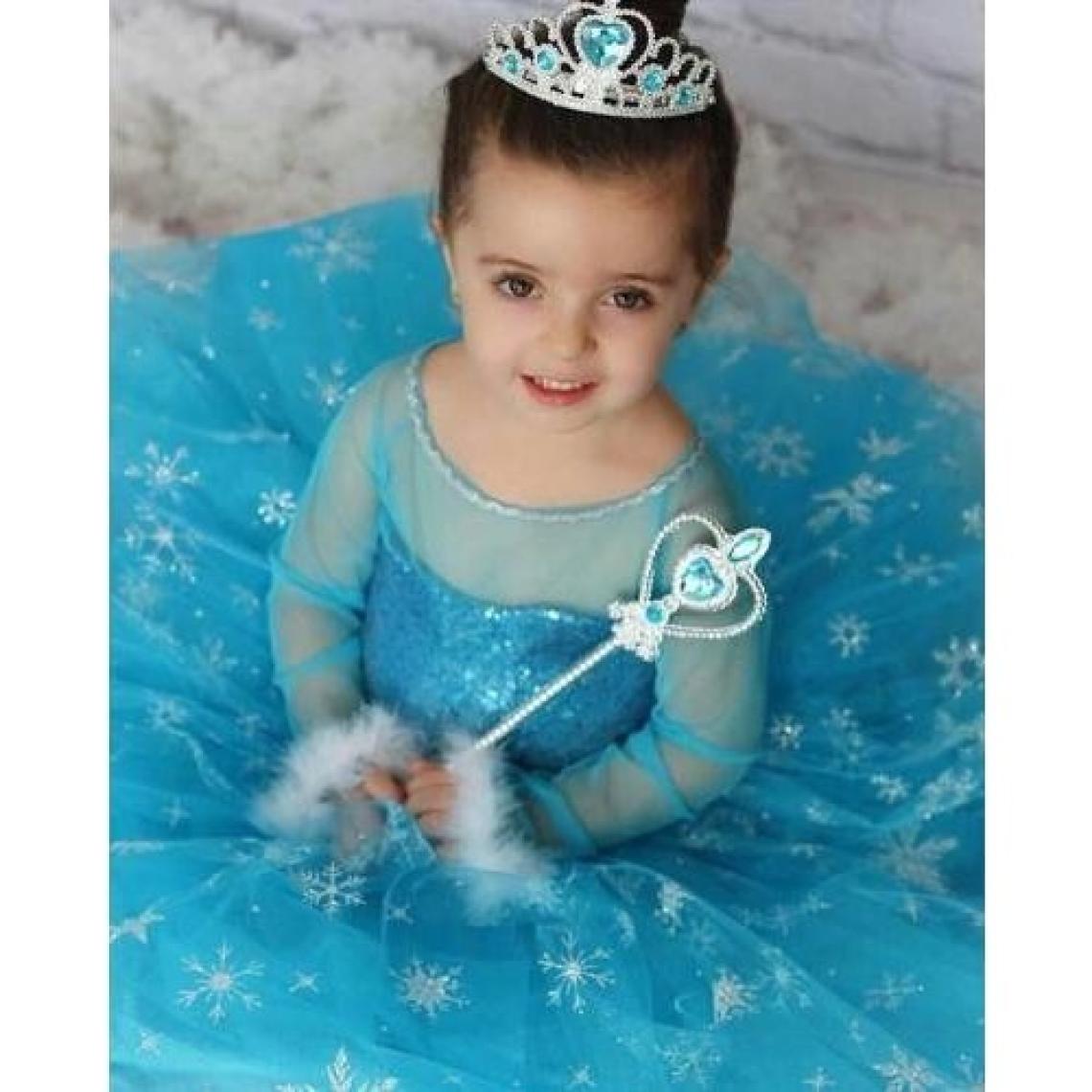 DuhaTeks Frozen Elsa Kostüm