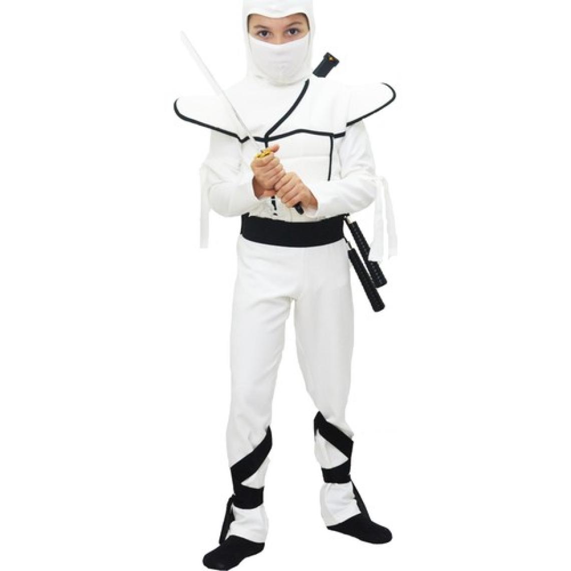 Hkostüm Gizli Ninja Çocuk Kostümü Beyaz Lüks 7 - 8 Yaş