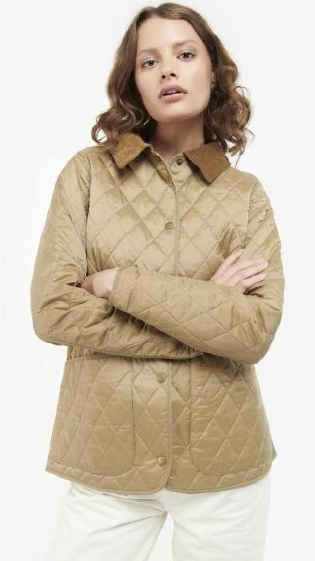 Barbour Annandale Terracotta Kapitone Ceket NY91 Navy