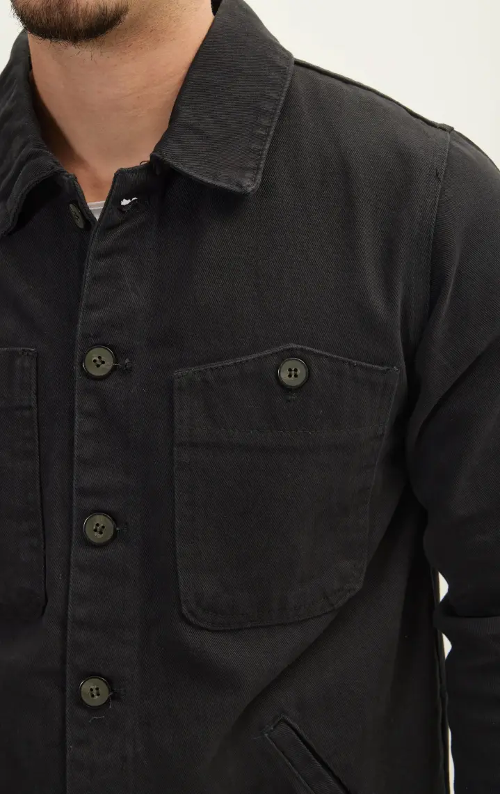 Cekmon Erkek Regular Fit Çok Cepli Düğmeli Astarsız Gabardin İnce Spor Ceket