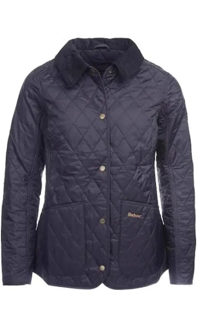 Barbour Annandale Terracotta Kapitone Ceket NY91 Navy