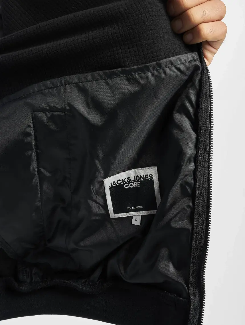 Jack & Jones Jcoclassıc Waffle Jacket Noos Siyah Erkek Mont 12215818-Black