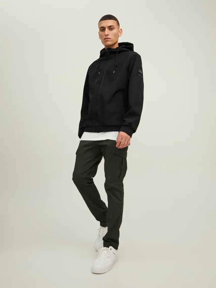 Jack & Jones Jcoclassıc Waffle Jacket Noos Siyah Erkek Mont 12215818-Black