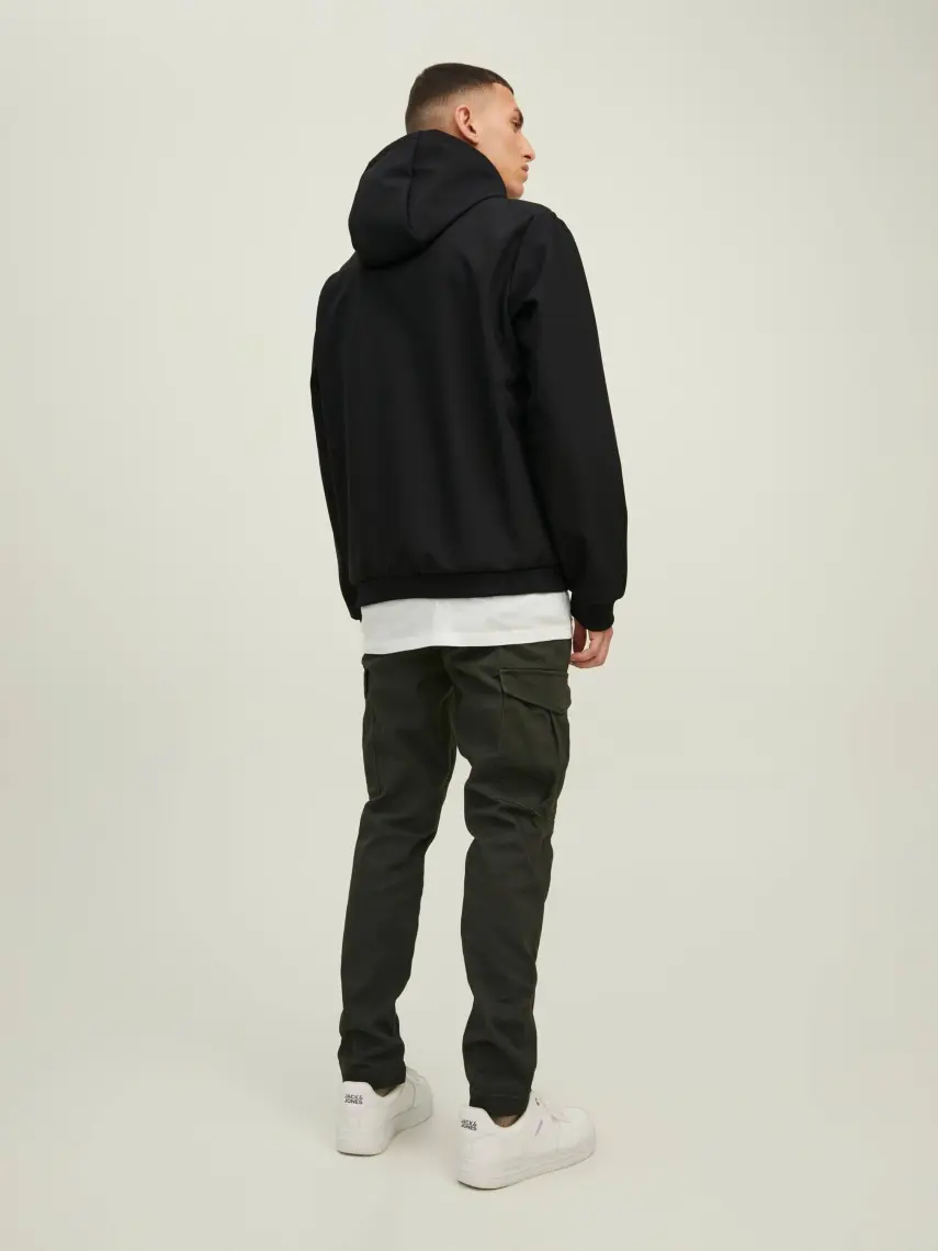 Jack & Jones Jcoclassıc Waffle Jacket Noos Siyah Erkek Mont 12215818-Black