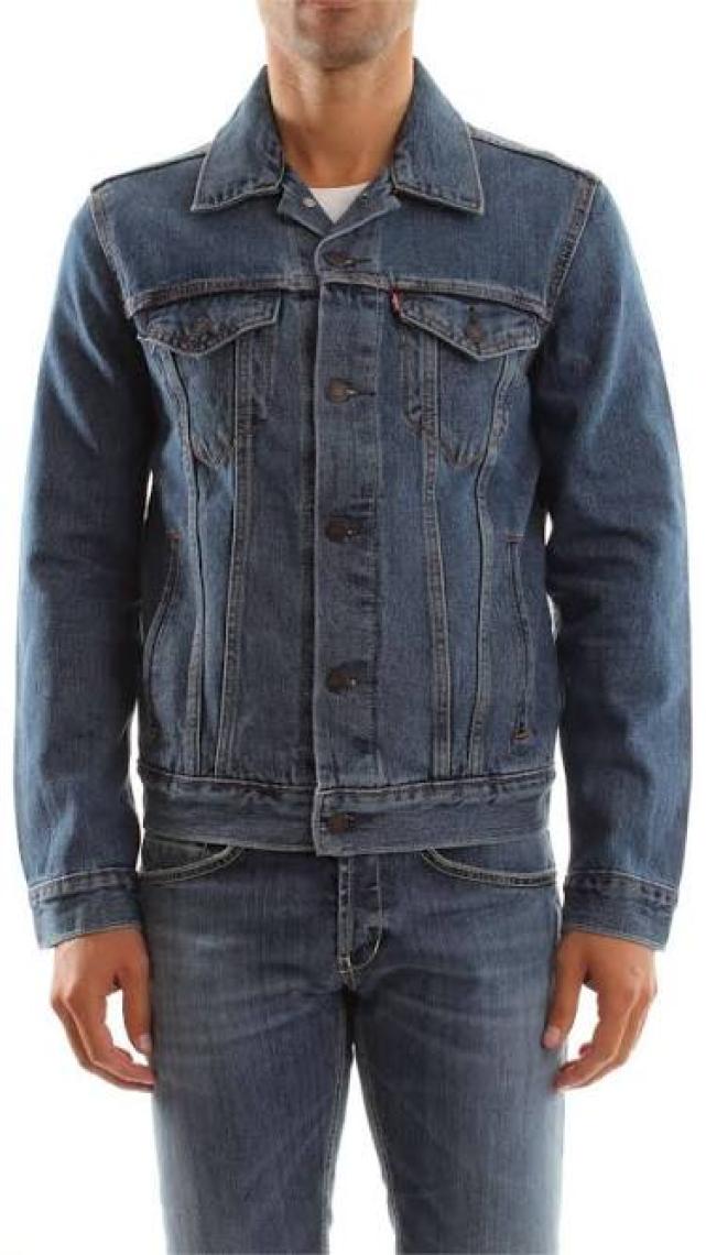 Levi's The Trucker Jacket Med Stonewash İndigo Erkek Trucker