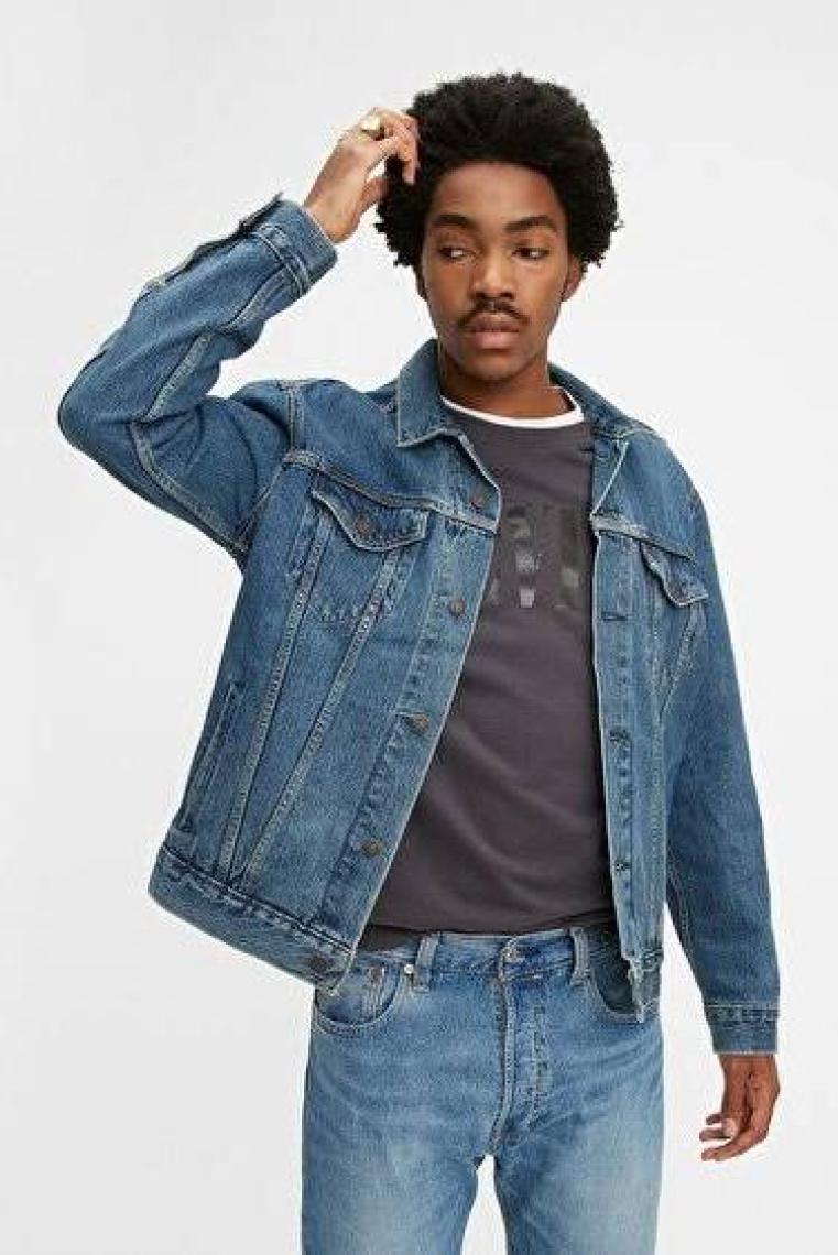 Levi's The Trucker Jacket Med Stonewash İndigo Erkek Trucker