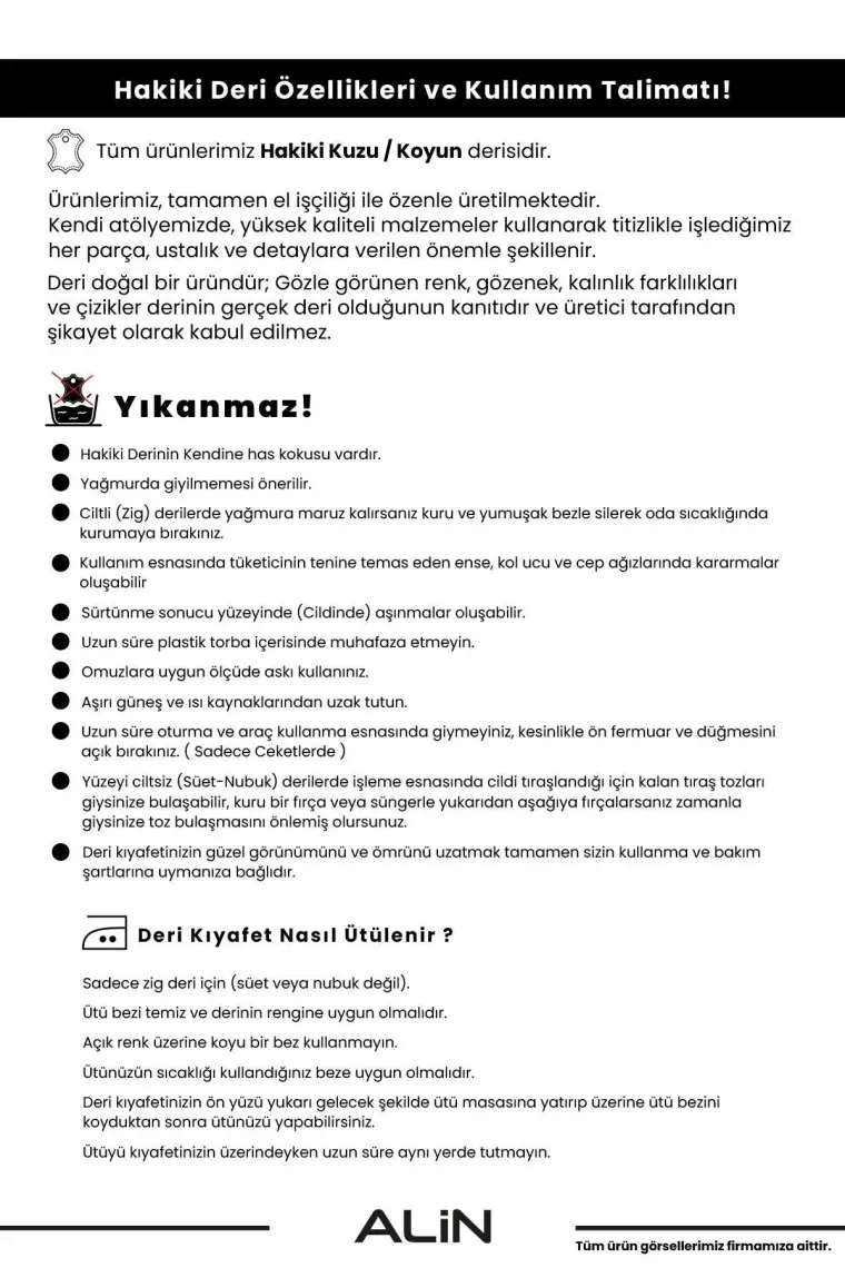 Alin Harrison Hakiki Deri Wax Kahve Safari Ceket Erkek