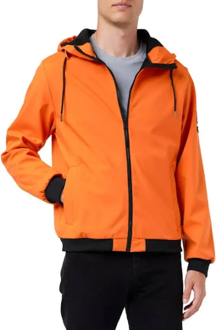 Jack & Jones Jcoclassıc Waffle Jacket Noos Turuncu Erkek Mont 12215818-Manda