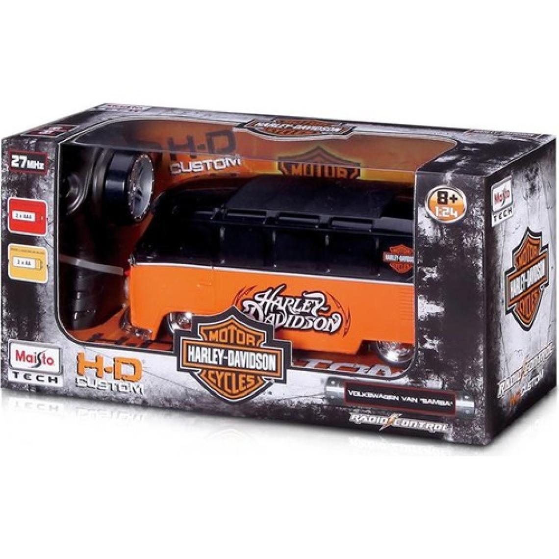 Maisto Tech 1:24 Harley-Davidson Volkswagen Van Samba R/C Uzaktan Kumandali Araba