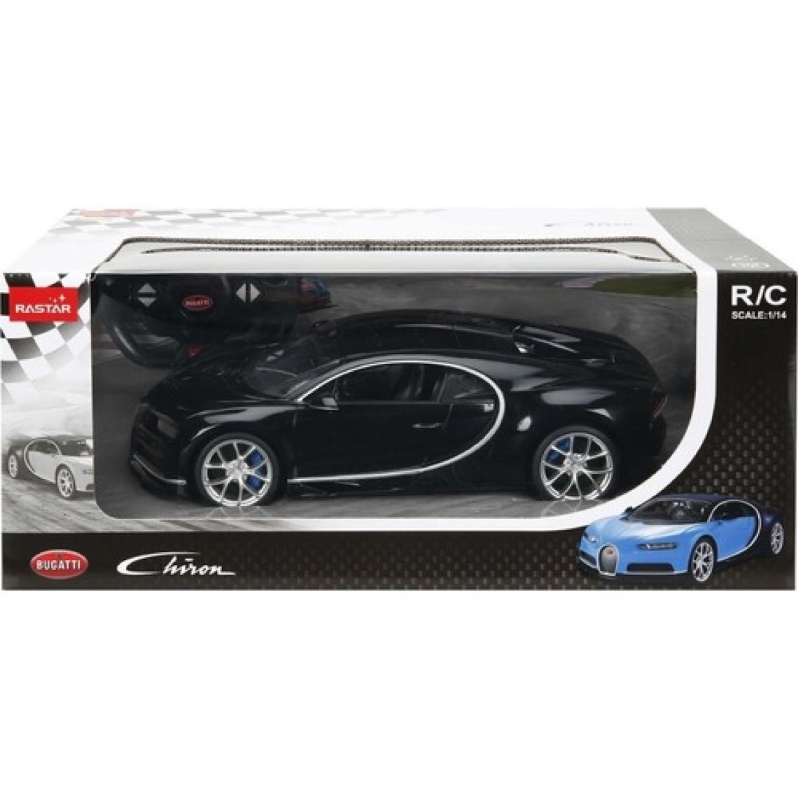 Rastar R/C 1/14 Uzaktan Kumandalı Bugatti Chiron Işıklı Araba - Siyah