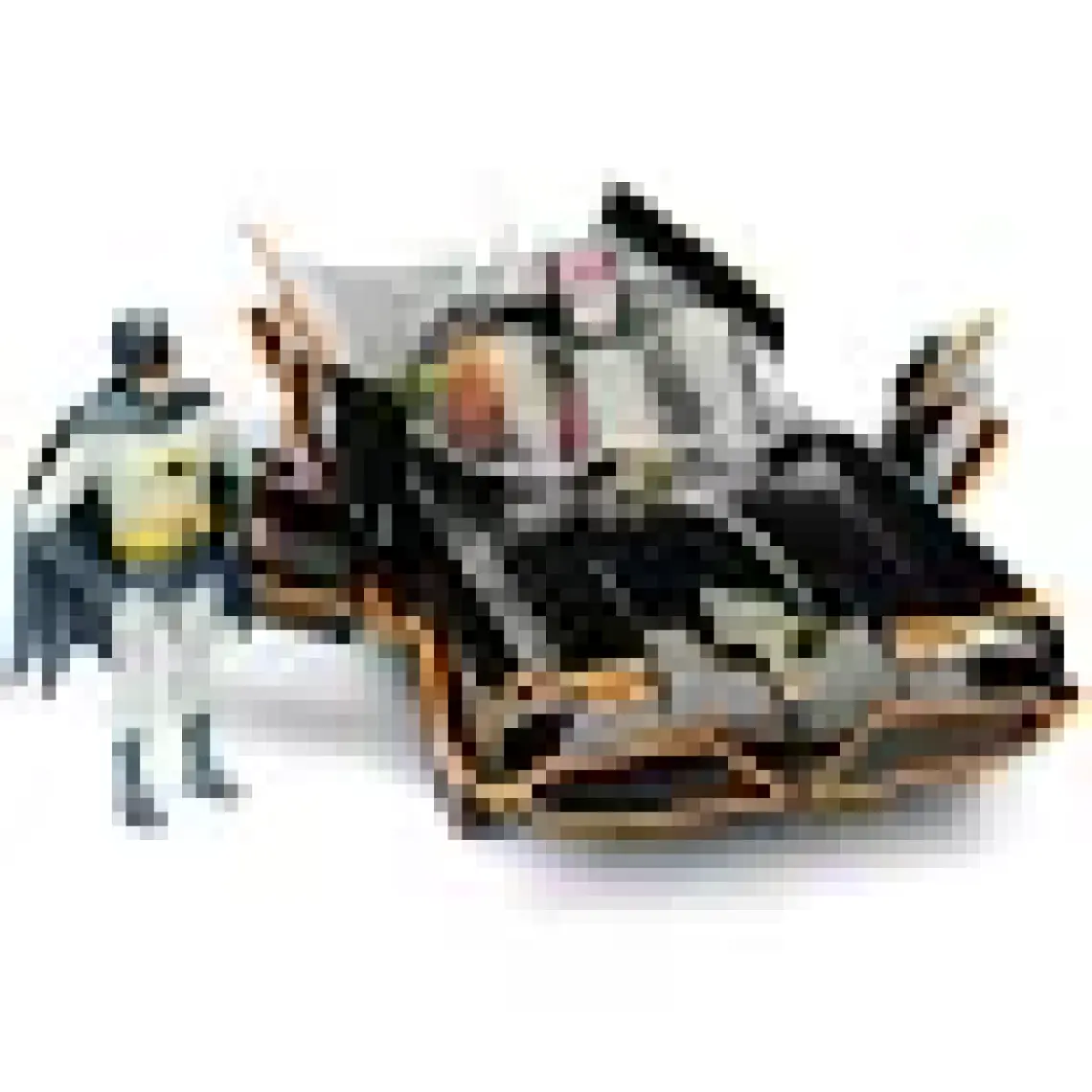 Jada Toys 1/24 Die Cast Model 1966 Classic TV Serisi Batman İle Robin Figür ve Batmobile