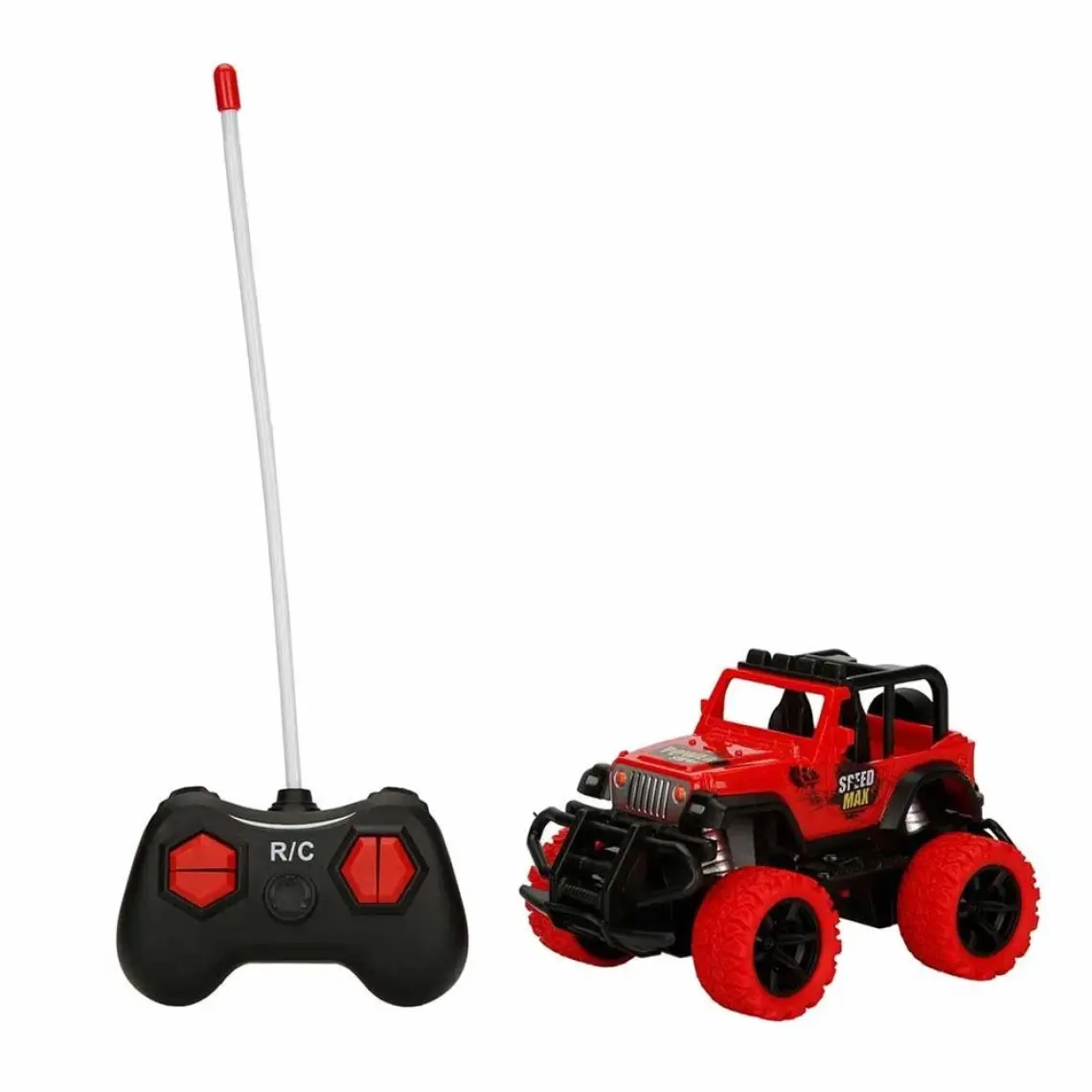 MEGA 1:43 Uzaktan Kumandalı Işıklı Mini Jeep 12 Cm.