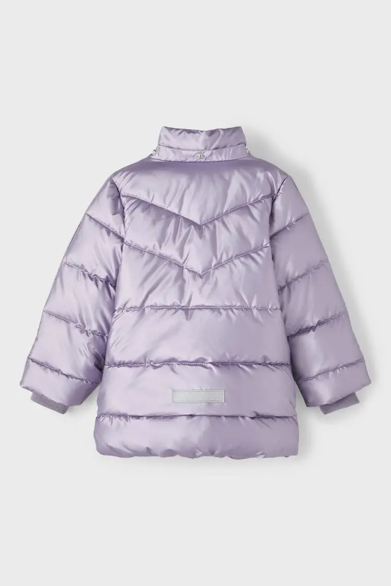 Name It NMFMAGGY PUFFER JACKET1 Mor Kız Çocuk Mont