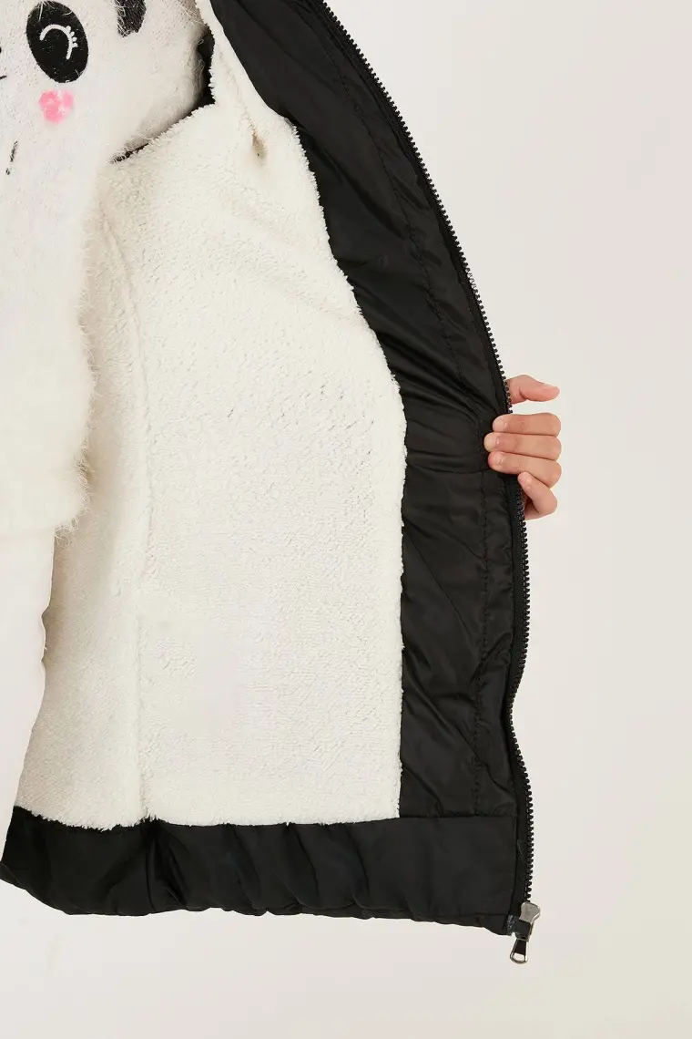 Lela Içi Peluş Astarlı Çıkarılabilir Kapüşonlu Suya Dayanıklı Mont Kız Çocuk Mont 5761910